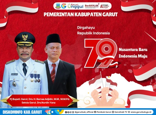 Pemerintah Kabupaten Garut Mengucapkan: Dirgahayu Republik Indonesia ke-79