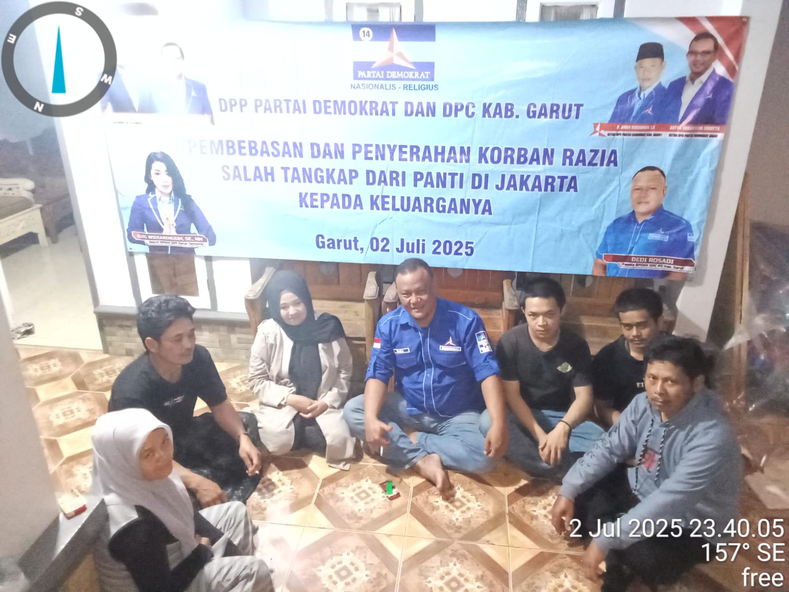 Bantu Penjemputan Warga Singajaya dan Banjarwangi, Pihak Keluarga Sampaikan Apresiasi dan Terima Kasih kepada DPP dan DPC Partai Demokrat Garut
